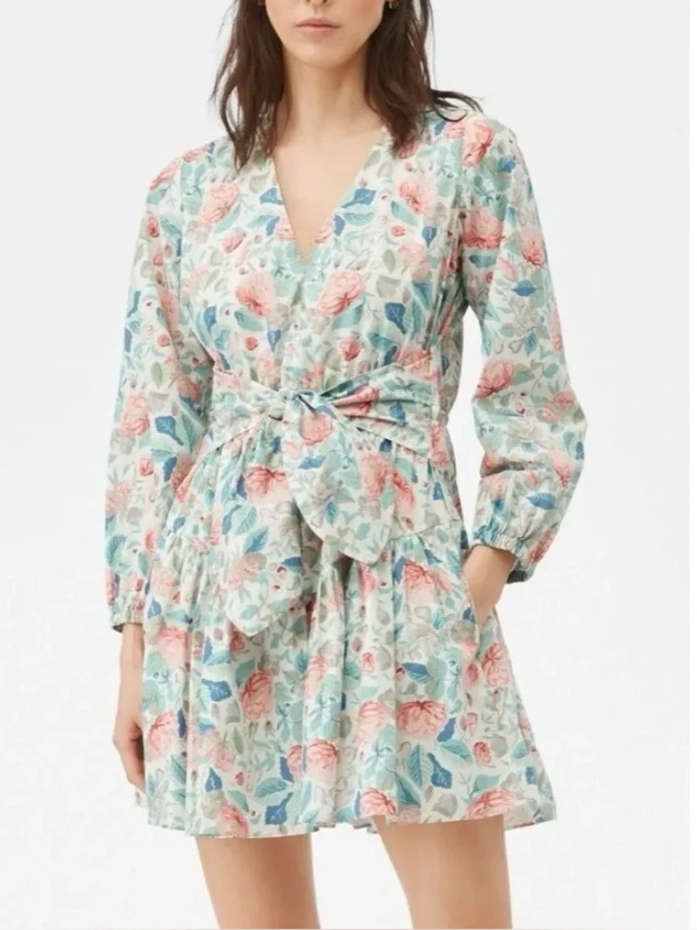 La‎ Vie Rebecca Taylor Paint Garden Dress Size Small